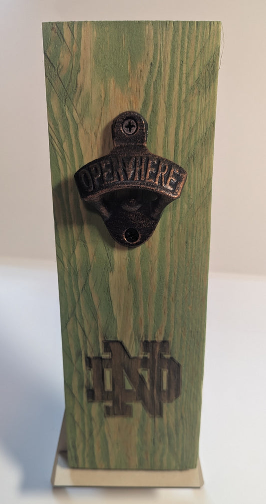 Notre Dame Engraved Bottle Opener